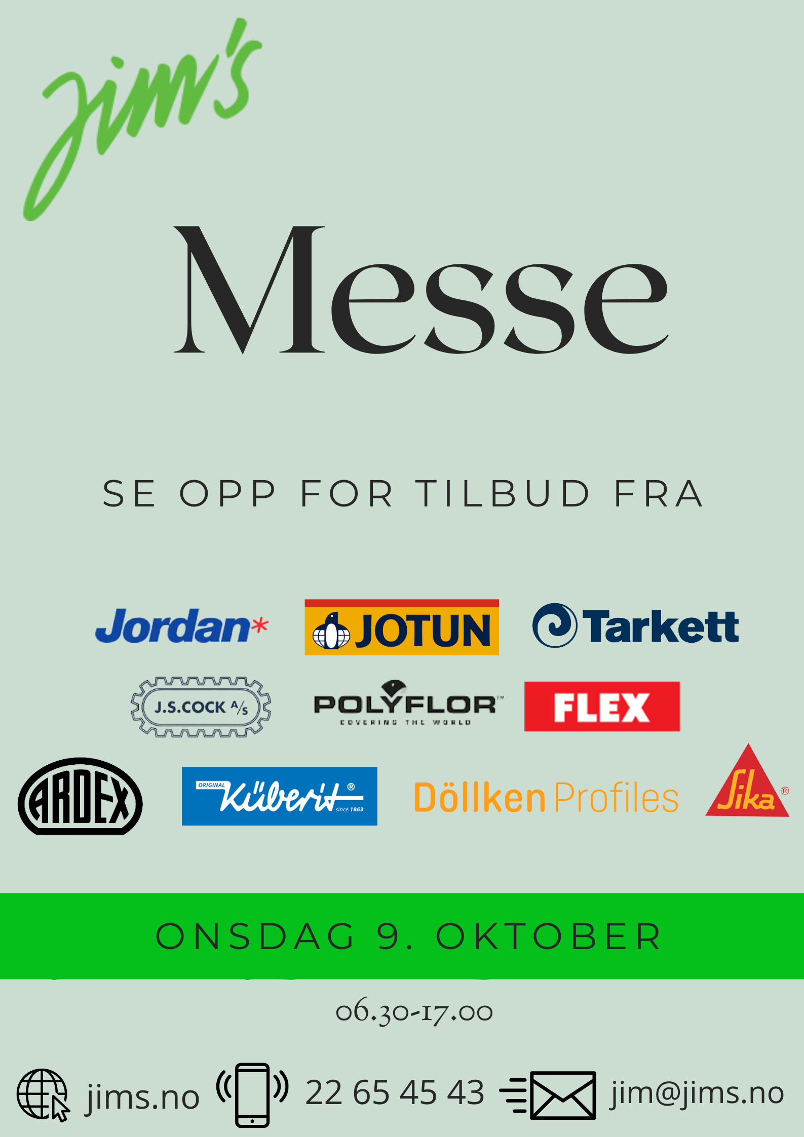 Messe 9. oktober